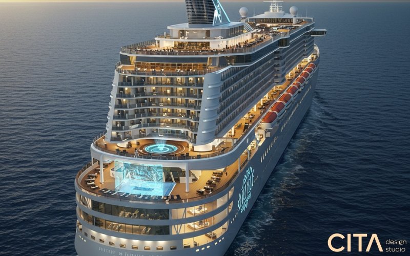 Smart Cruise Ship Design with Artificial Intelligence (AI)