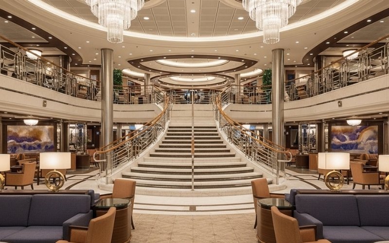 How is the Concept of Hospitality Integrated into Ship Interiors